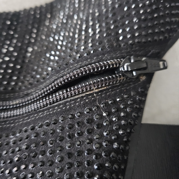 Rock & Republic StuddedBlack Ankle Boots Womens Size 10 - Picture 11 of 12